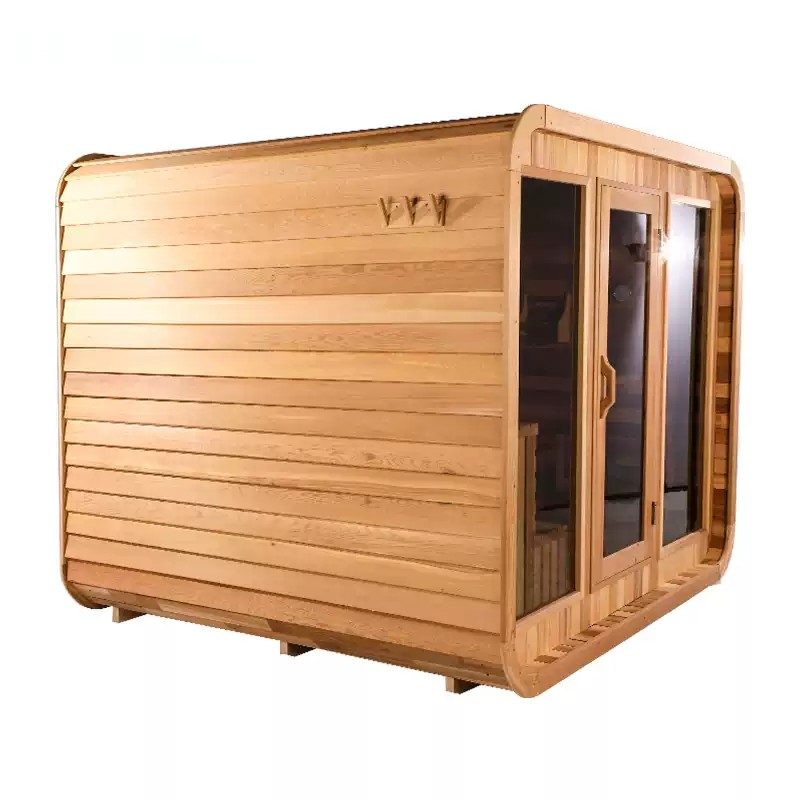 Sauna z kamieniem wulkanicznym dla 6–10 osób